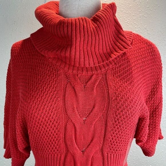 NWT Calvin Klein Jeans Persimmon Cowl Neck Sweater - Picture 2 of 9